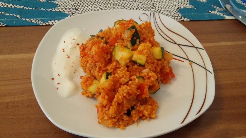 Couscous-Pfanne mit Paprika und Zucchini von domme | Chefkoch.de