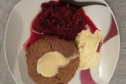 Mikrowellenkuchen mit Vanilleeis, ohne Ei von jokerfreak ...