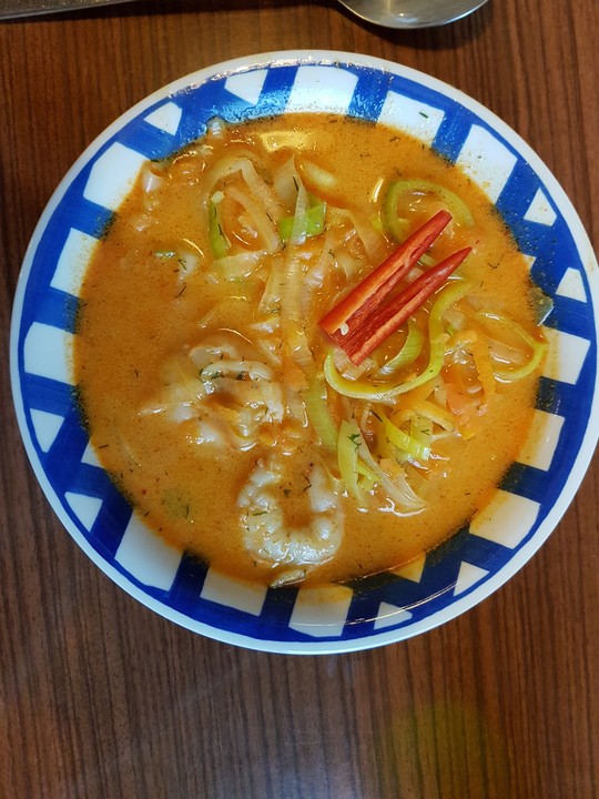 Asiatische Garnelen-Kokosmilch-Möhren Suppe von raikimaus | Chefkoch.de