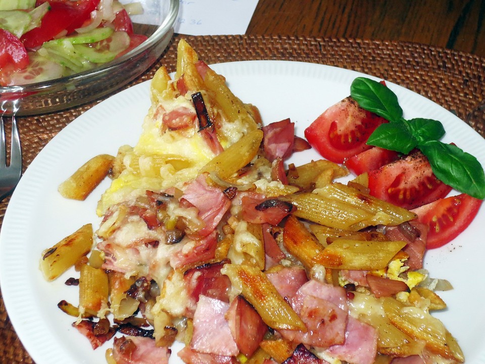 Schinkennudeln mit Käse und Ei von calagoesla | Chefkoch.de