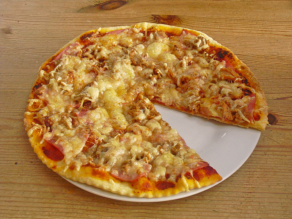 Pizzateig mit wenig Hefe von olna71 | Chefkoch.de