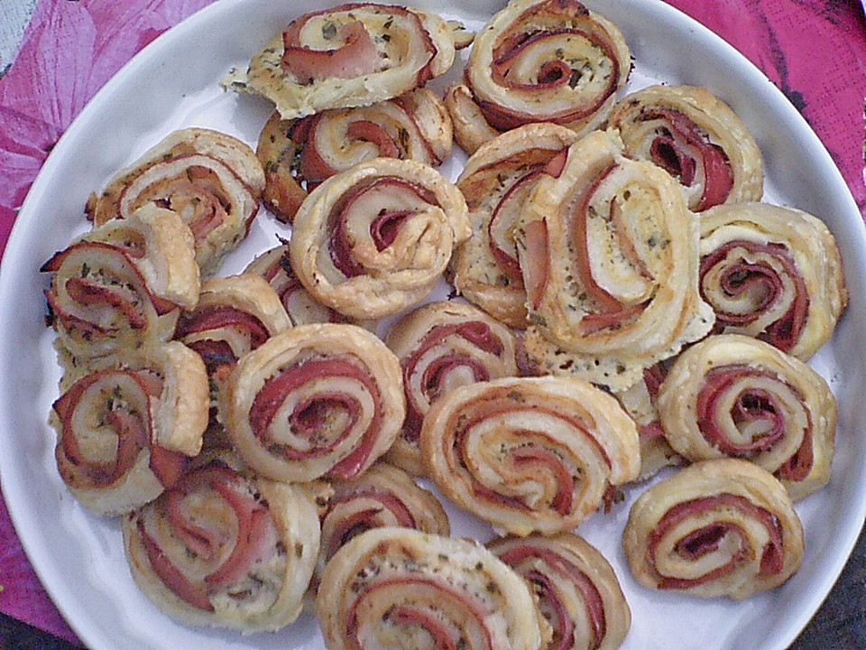 Blätterteigschnecken mit gekochtem Schinken von bijou1966 | Chefkoch.de