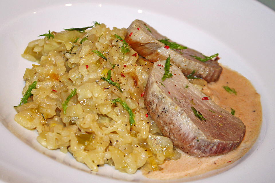 Risotto Mit Schweinefilet — Rezepte Suchen