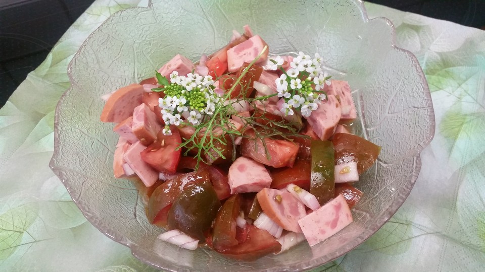 Tomaten-Fleischwurst-Salat - Ein sehr schönes Rezept | Chefkoch.de