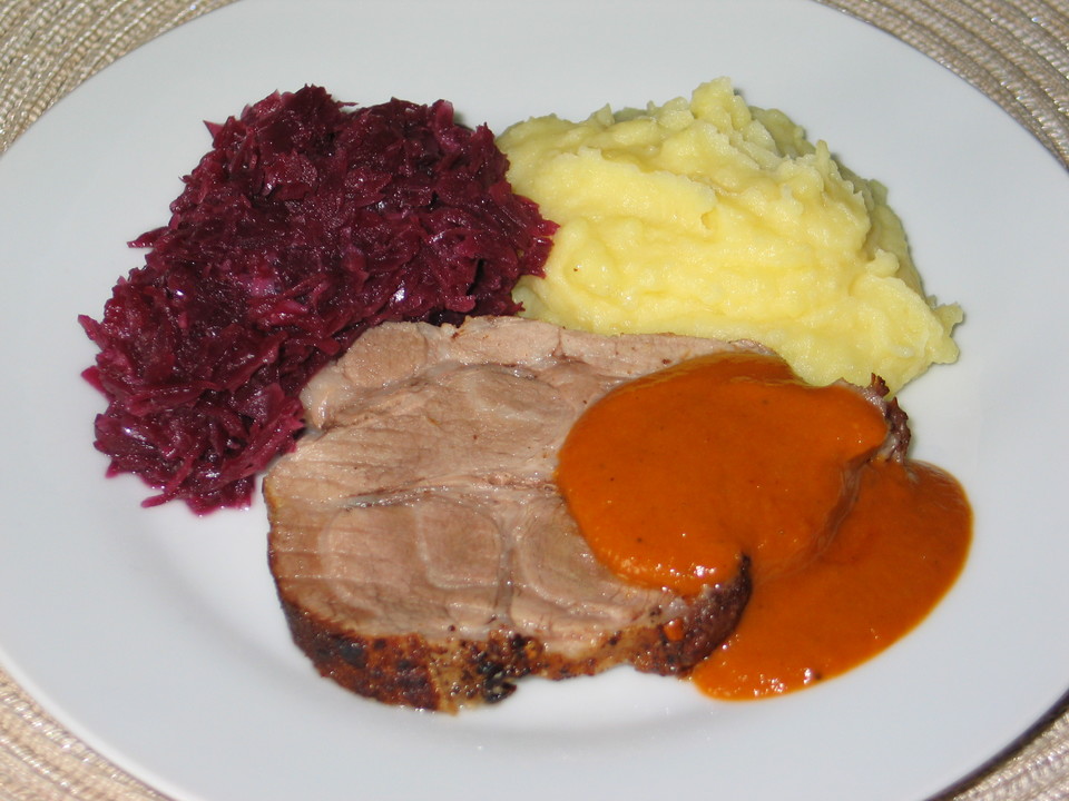 Schweinebraten mit Bratensauce von EnVeritee | Chefkoch.de