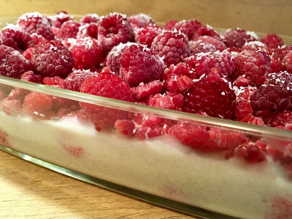 Kokos-Himbeer-Dessert von s_kroete | Chefkoch.de