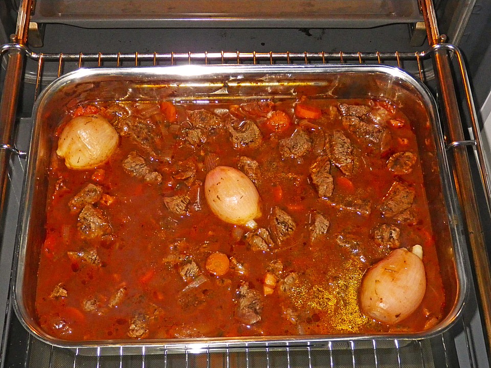 Burgunderfleisch nach Art des Hauses