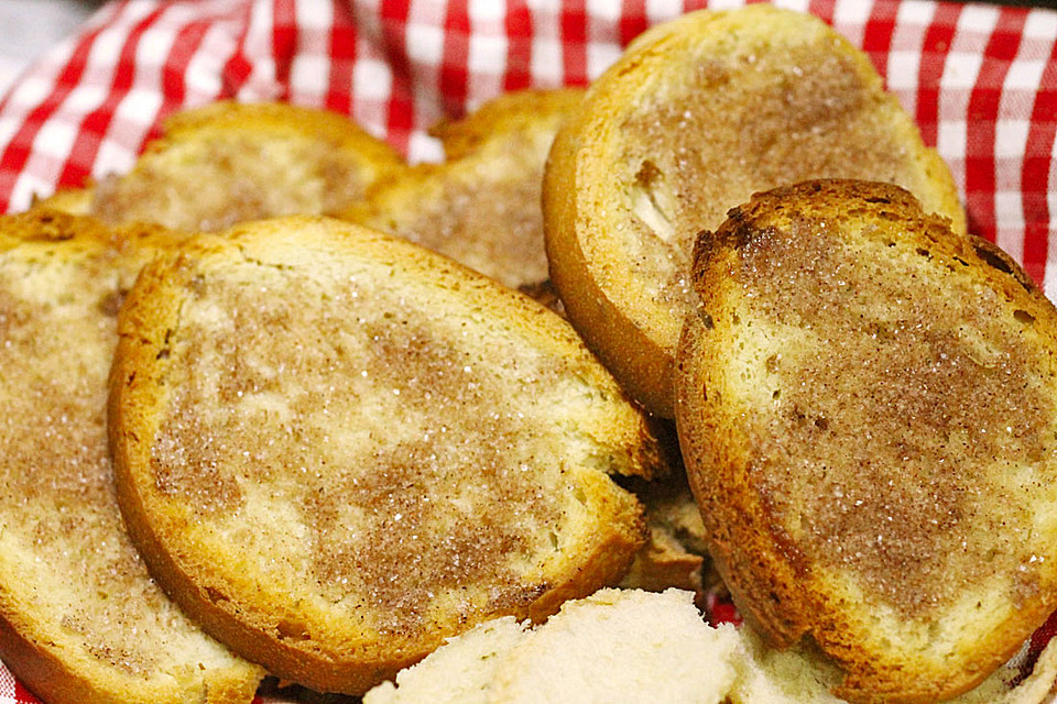 Süße Brotchips mit Zimt von Olefin | Chefkoch.de