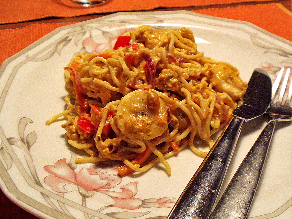 Curry-Mango-Nudeln mit Banane von Weinrot | Chefkoch.de