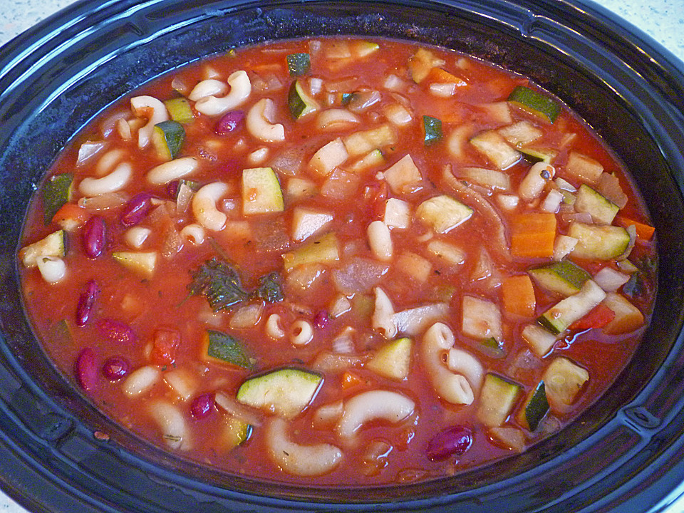 Downhillcats vegetarische Minestrone von downhillcat | Chefkoch.de