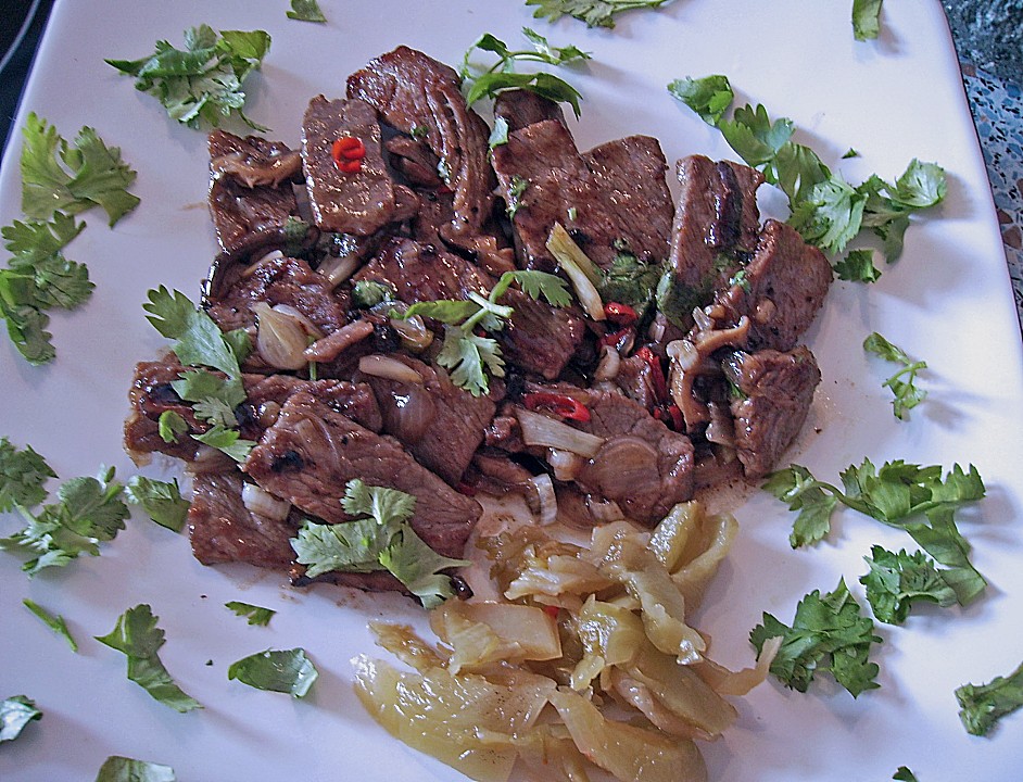 Rindfleisch mit Austernsauce von Babs18 | Chefkoch.de