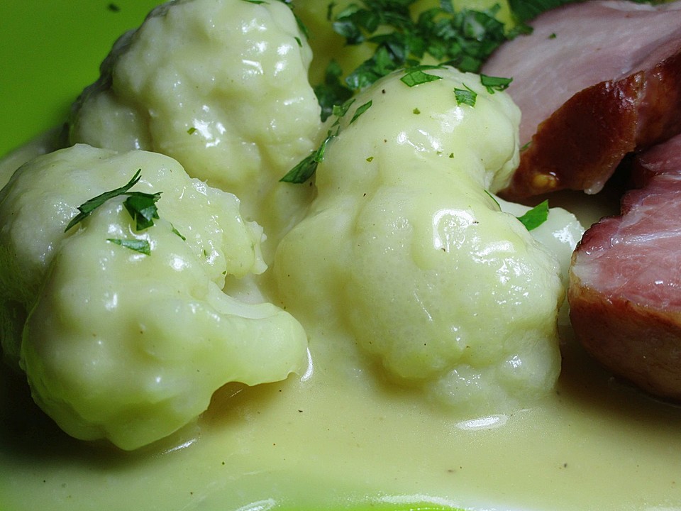 Blumenkohl mit weißer Soße von Anni65 | Chefkoch.de Blumenkohl mit weißer Soße von Anni65 | Chefkoch.de