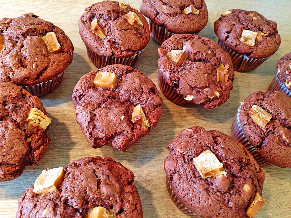 SchokoErdnussToffeeMuffins von Jennifer_Melanie Chefkoch.de