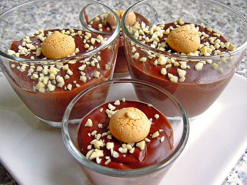 Schokoladenpudding mit Espresso und Amaretto von ApolloMerkur | Chefkoch.de