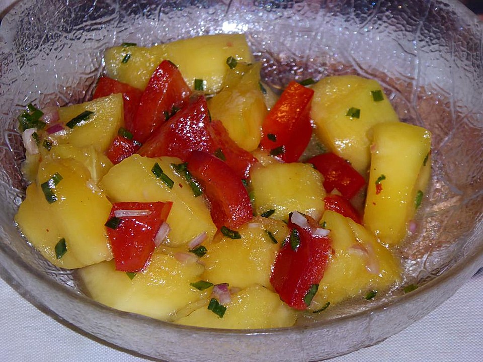 Mangosalat mit Paprika und Sellerie von ApolloMerkur | Chefkoch.de