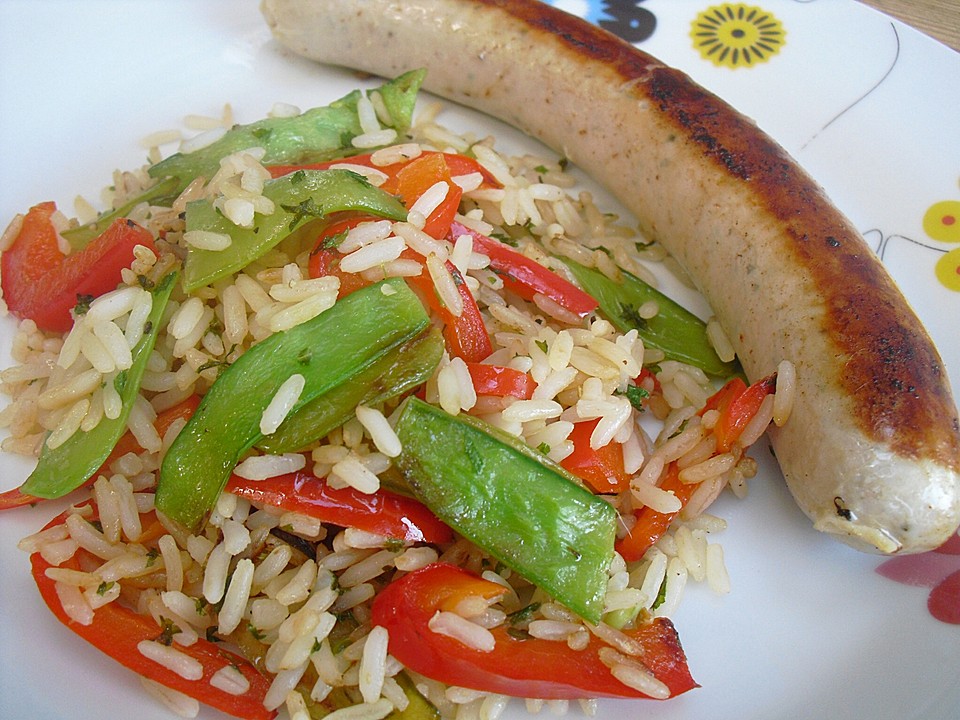 Gebratener Paprika-Reis von TobyPia | Chefkoch.de