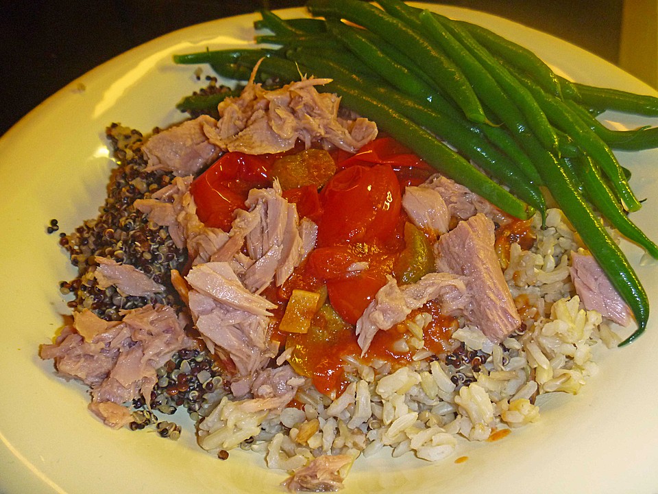 Thunfisch-Tomaten Salat mit Quinoa und Reis von Sabeth14565 | Chefkoch.de