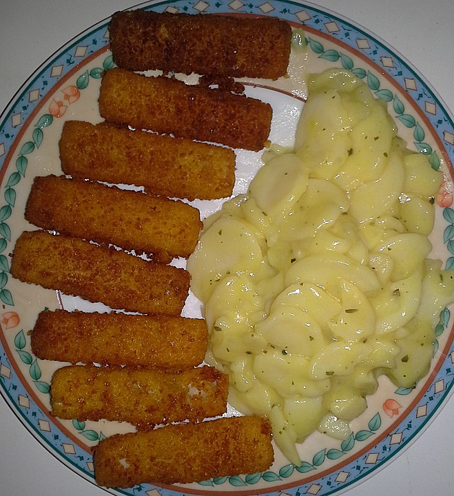 Fischstäbchen mit Kartoffelsalat von kitty77de | Chefkoch.de