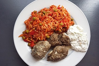 Cevapcici Mit Djuvecreis Und Tzatziki Von Barbwire86 | Chefkoch.de