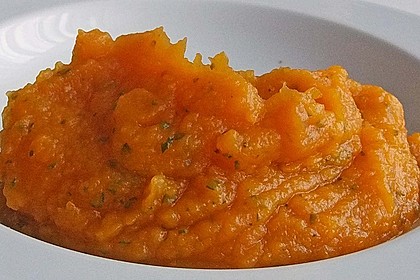 Süßkartoffel Sellerie Püree Süßkartoffel Sellerie Püree