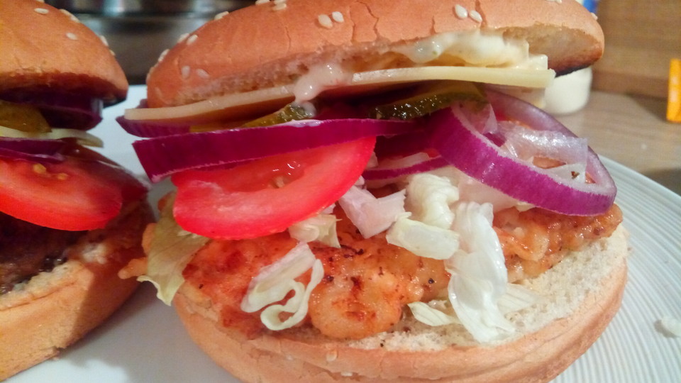 "Crispy Chicken" Burger von Svenster Chefkoch.de