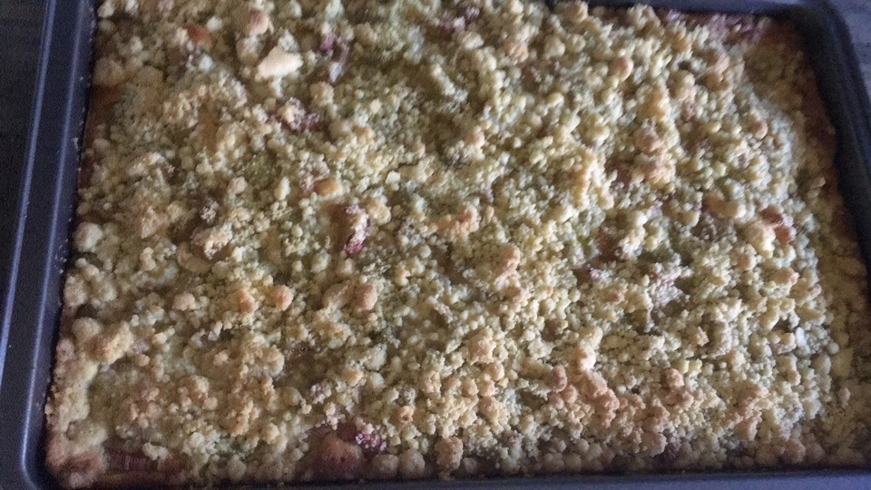 Rhabarber-Streusel-Kuchen von mickyjenny | Chefkoch.de