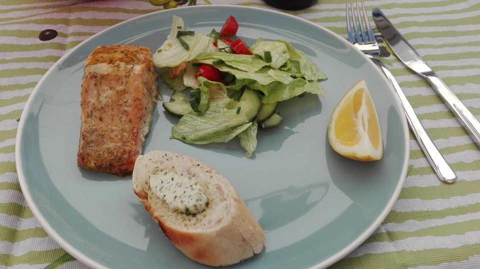 Gegrillter Lachs Vom Zedernbrett (Kugelgrill) Von Hrubesch12 | Chefkoch.de