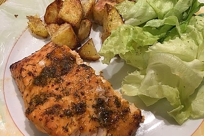 Gegrillter Lachs Vom Zedernbrett (Kugelgrill) Von Hrubesch12 | Chefkoch.de