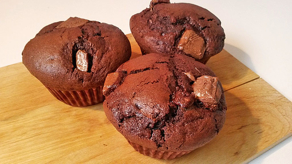 Erdnussbutter Brownie Muffin von Kekskruemmelchen | Chefkoch.de