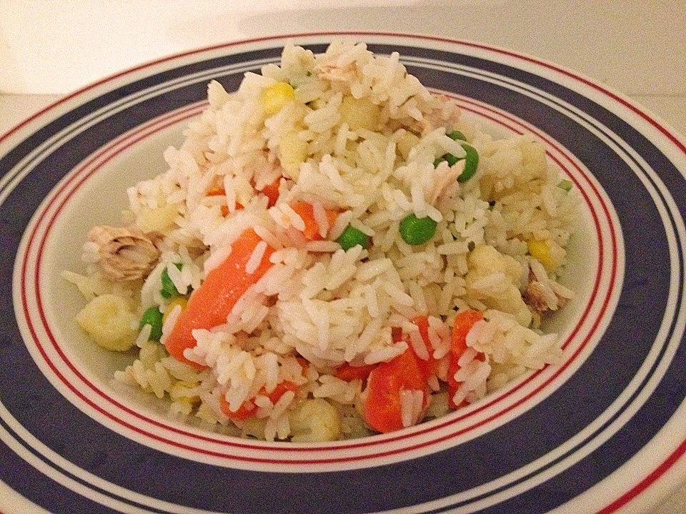 Reis mit Buttergemüse und Lachs von HHHasi | Chefkoch.de