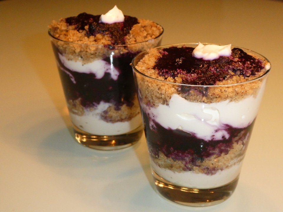 BlueberryCheesecake im Glas von joychen0194 Chefkoch.de