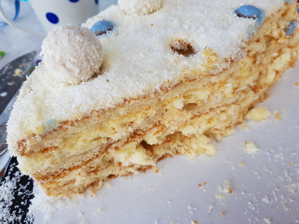 Raffaellotorte mit Cremefüllung von LittleMac1976 | Chefkoch.de