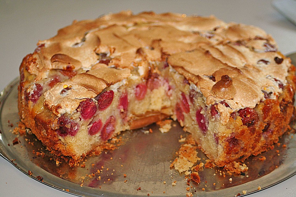 Kirschkuchen mit Baiser von feuervogel | Chefkoch.de