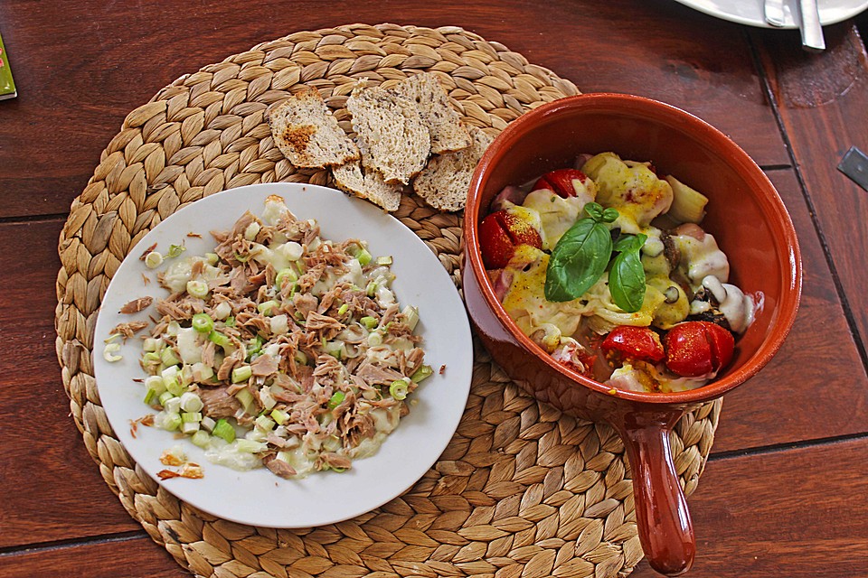 Thunfisch mit mediterranem Gemüse und Mozzarella überbacken | Chefkoch.de