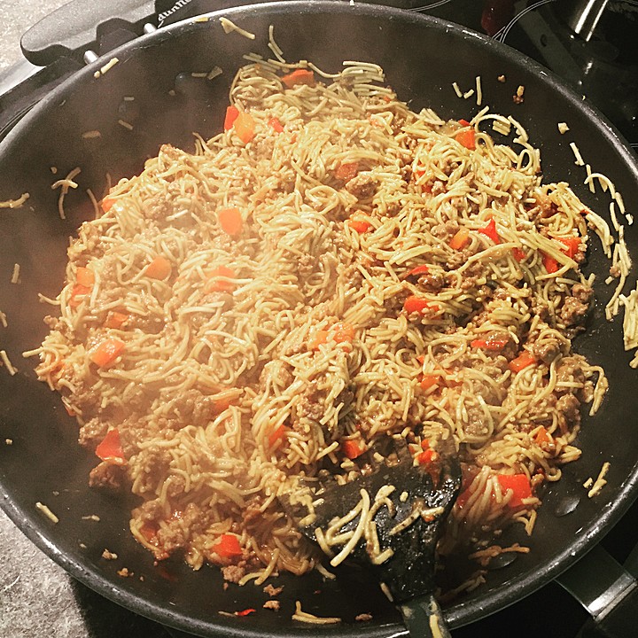 Chinesische Nudeln mit Chili-Rinderfleisch von ManiacMansen | Chefkoch.de