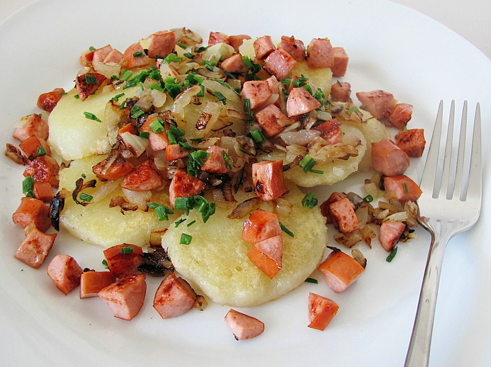 Gebratene Knödel mit Speck und Zwiebeln von mimamutti | Chefkoch.de