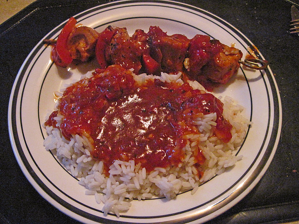 Paprika - Hähnchen - Schaschlik von Seehuhn | Chefkoch.de