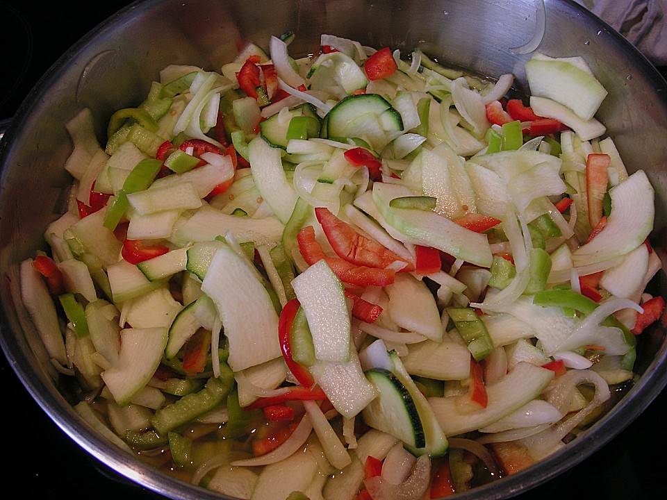 Paprika - Zucchini süßsauer eingemacht von kawi | Chefkoch.de