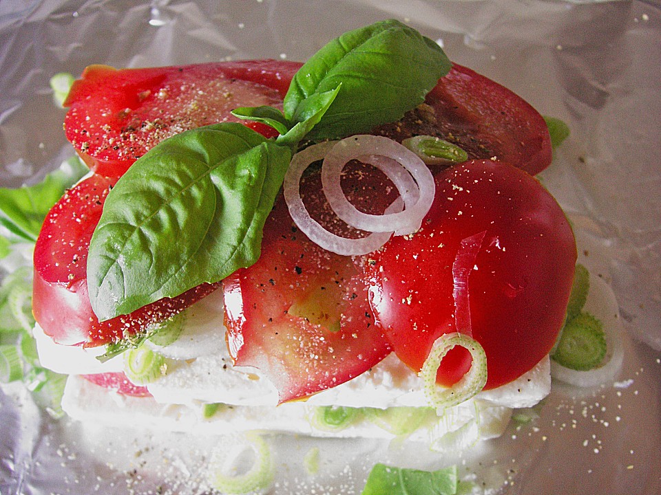 Gegrillte Feta Tomaten Päckchen von mausejulchen | Chefkoch.de