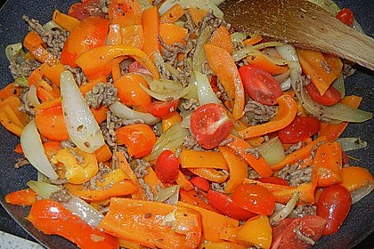 Paprika - Hack Pfanne von Honey | Chefkoch.de
