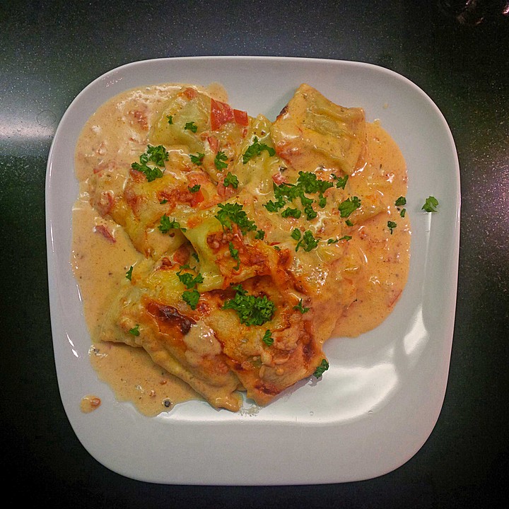 Überbackene Maultaschen von horstine | Chefkoch.de