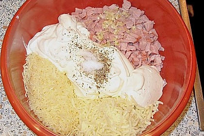 Pikante Partybrötchen mit Creme fraiche 23