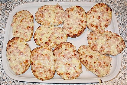 Pikante Partybrötchen mit Creme fraiche 10