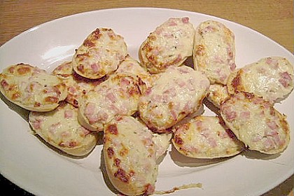 Pikante Partybrötchen mit Creme fraiche 18
