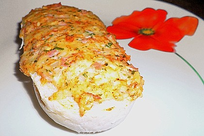 Pikante Partybrötchen mit Creme fraiche 20