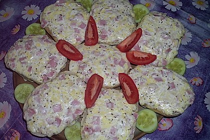 Pikante Partybrötchen mit Creme fraiche 15