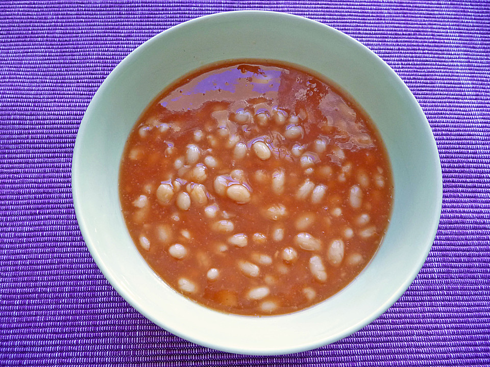 Weiße Bohnen mit Tomatensoße von angelika2603 | Chefkoch.de