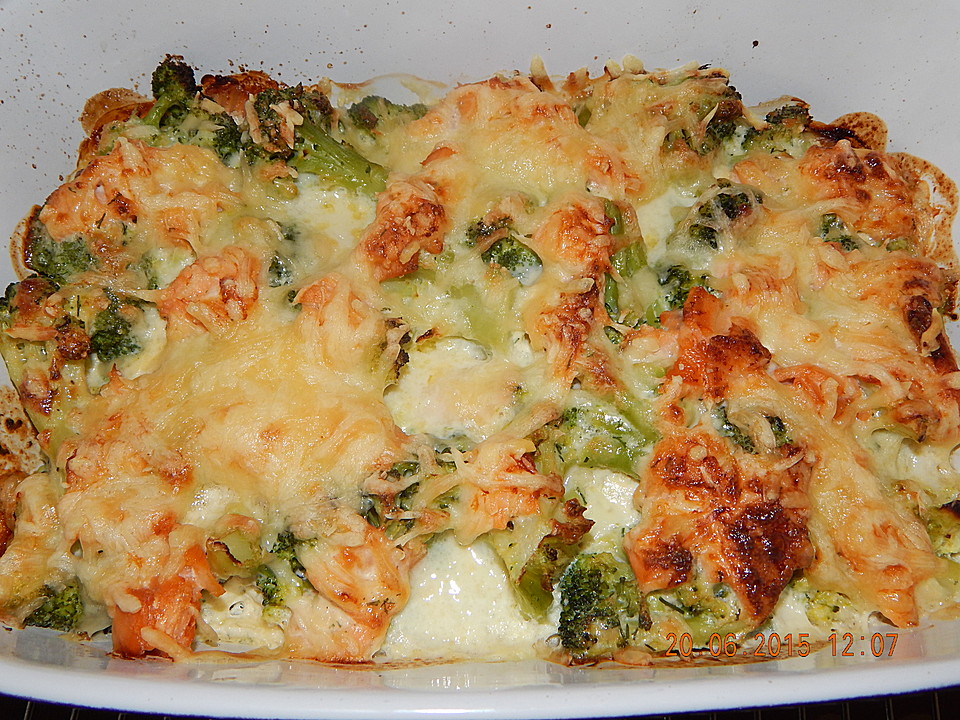 Brokkoli-Räucherlachs-Gratin von Cleo13 | Chefkoch.de