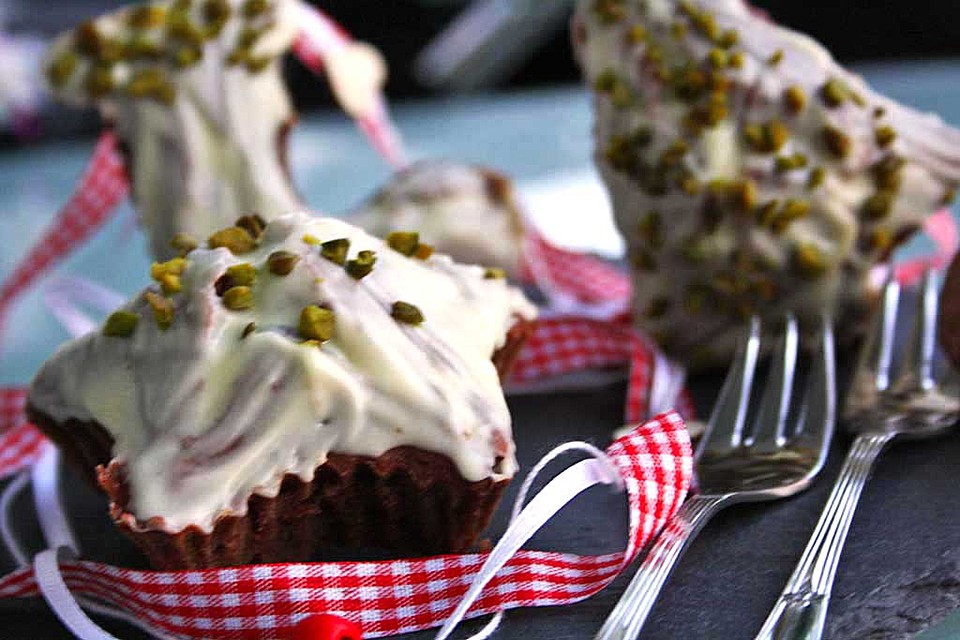 Mozartkugeln-Muffins von zuckerbeerle | Chefkoch.de