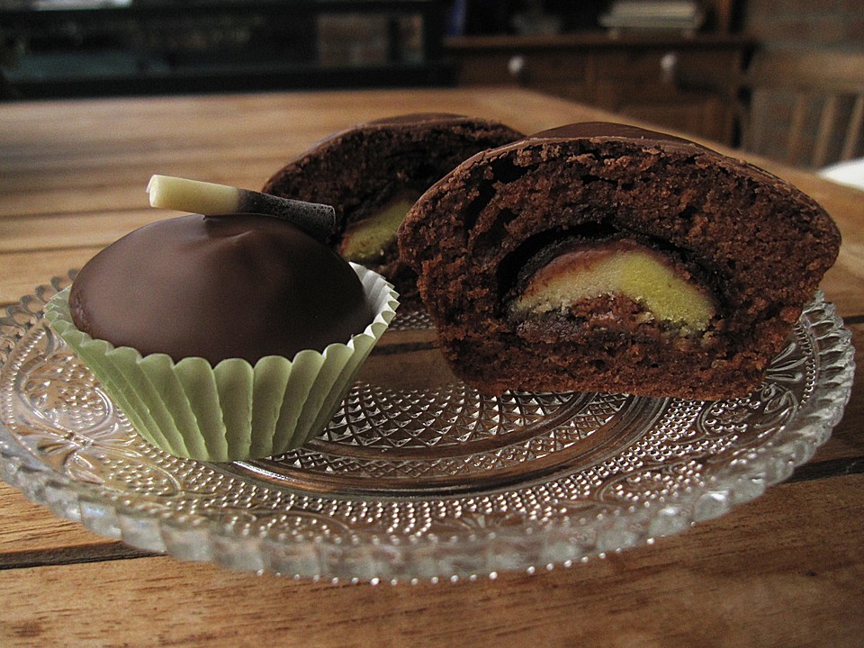 Mozartkugeln-Muffins von zuckerbeerle | Chefkoch.de